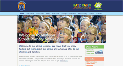 Desktop Screenshot of allansonstreetprimary.co.uk